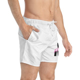 V EAUX IV - BLACK W/ PINK EAUX SWIM TRUNK
