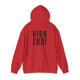 HIGH END BLACK UNISEX HOODIE