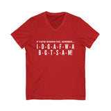 IDGAF UNISEX V-NECK T-SHIRT
