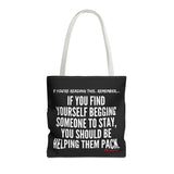 HELP THEM PACK TOTE BAG