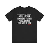 DIMINISHED FAITH UNISEX SHORT SLEEVE T-SHIRT