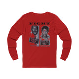 FIGHT - WHITE UNISEX LONG SLEEVE T-SHIRT