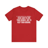 JESUS SAID (CLEAN) UNISEX SHORT SLEEVE T-SHIRT
