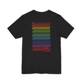 BIIIIIITCH RAINBOW UNISEX SHORT SLEEVE T SHIRTS