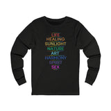 MEANING OF PRIDE UNISEX LONGSLEEVE T-SHIRTS