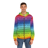 BLACK MAGIC RAINBOW BLACK AOP ZIP HOODIE