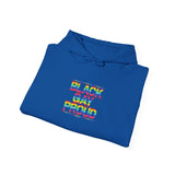 BLACK GAY PROUD UNISEX HOODIE