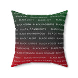 BLACK MAGIC - RBG THROW PILLOW