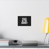 PEACE BE THE JOURNEY WHITE CANVAS ART