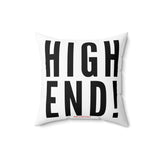 HIGH END BLACK THROW PILLOW