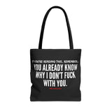 YOU ALREADY KNOW TOTE BAG