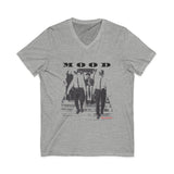 MOOD - WHITE UNISEX V-NECK T-SHIRT