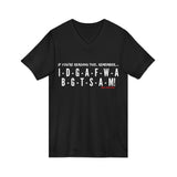 IDGAF UNISEX V-NECK T-SHIRT
