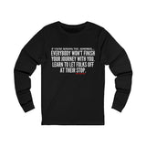 LET FOLKS OFF UNISEX LONGSLEEVE T-SHIRT