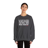 BEST APOLOGIES UNISEX SWEATSHIRT