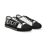 RESIST - BLACK LOW-TOP SNEAKERS - WHITE SOLE