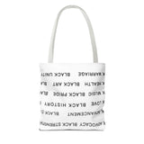 BLACK MAGIC - BLACK LETTERS TOTE BAG