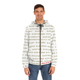 BLACK MAGIC - GOLD LETTERS AOP ZIP HOODIE