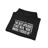 BEST APOLOGIES UNISEX HOODIE