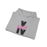 V EAUX IV - BLACK W/ PINK EAUX UNISEX HOODIE