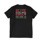 FRIENDLY REMINDER UNISEX V-NECK T-SHIRT