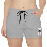 V EAUX IV - WHITE W/ BLACK EAUX WOMEN'S CASUAL SHORT