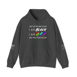 BLACK GAY FUP WHITE UNISEX HOODIE