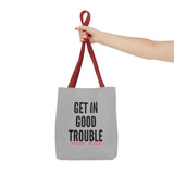 GET IN GOOD TROUBLE - BLACK TOTE BAG