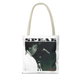 SPEAK - BLACK TOTE BAG