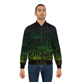 EAUX - MARDI GRAS AOP MEN'S BOMBER JACKET