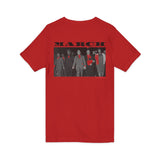 MARCH - BLACK UNISEX V-NECK T-SHIRT