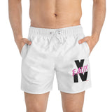 V EAUX IV - BLACK W/ PINK EAUX SWIM TRUNK