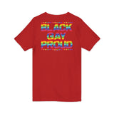 BLACK GAY PROUD UNISEX V-NECK T-SHIRTS