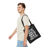 LIFE TRULY BEGINS TOTE BAG