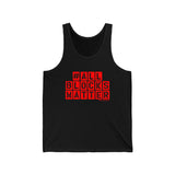 ALLBLOCKSMATTER_Red UNISEX TANK TOP