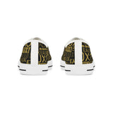 EAUX - GOLD LOW-TOP SNEAKERS WHITE-SOLE