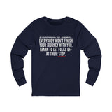 LET FOLKS OFF UNISEX LONGSLEEVE T-SHIRT