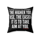 TAKE AIM THROW PILLOW