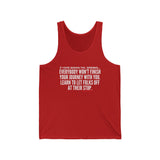 LET FOLKS OFF UNISEX TANK TOP