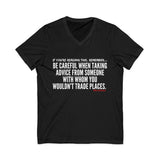 TRADING PLACES UNISEX V-NECK T-SHIRT