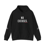 NO EXCUSE UNISEX HOODIE