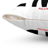 HIGH END BLACK THROW PILLOW