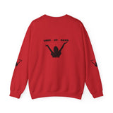 LOOK AT GAWD WHITE UNISEX SWEATSHIRTS