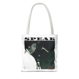 SPEAK - BLACK TOTE BAG