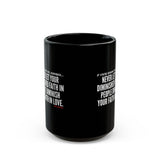 DIMINISHED FAITH CERAMIC MUG BLACK 110Z -150Z