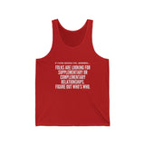 FIGURE OUT UNISEX TANK TOP