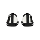 RESIST - BLACK LOW-TOP SNEAKERS - WHITE SOLE