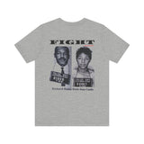 FIGHT - WHITE UNISEX SHORT SLEEVE T-SHIRT