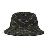 BLACK MAGIC - BLACK GOLD AOP BUCKET HAT