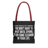 SPRING CLEANING TOTE BAG